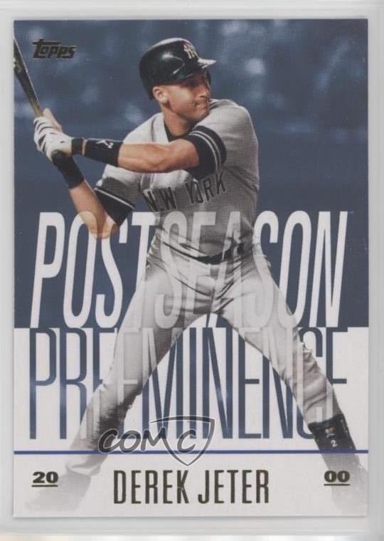 2018 Topps Update Postseason Preeminence Blue Derek Jeter #PO-4 HOF 11cz