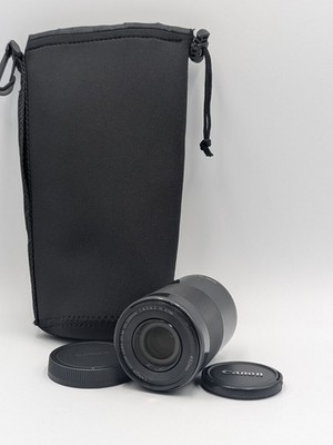 Canon EF-M 55-200mm f/4.5-6.3 IS STM Black Zoom Lens [Excellent+5] from Japan