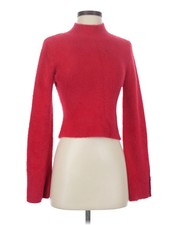 Unbranded Women Red Turtleneck Sweater S