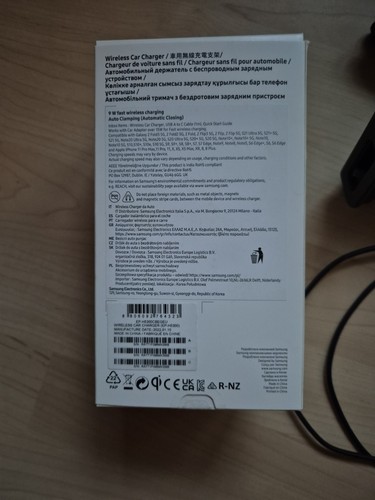 Samsung Wireless Car Charger EP-H5300, Schwarz, Qi, USB-C - Zdjęcie 4 z 4