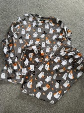NWOT Mens Matalan Pyjamas, Size Medium, Halloween, Fleece, Long Sleeve, (G2)