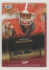 2015 Sage Hit Auto Red Hutson Mason #A19 Auto 0q3