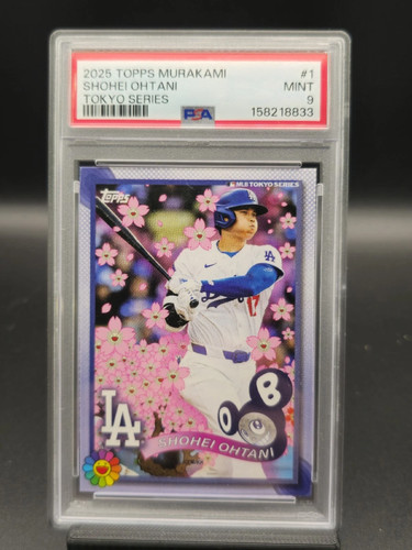2025 Topps MLB World Tour Tokyo Series Takashi Murakami Shohei Ohtani #1 PSA 9