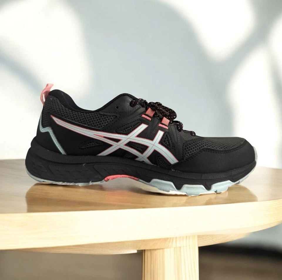 Zapatos para correr/senderismo ASICS Gel-Venture 8 para mujer 9,5 negro coral Foto 4 de 4