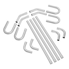 Vevor Diy Universal Exhaust Kit 16 Pieces Exhaust Pipe Kit With Slip-fit Joint