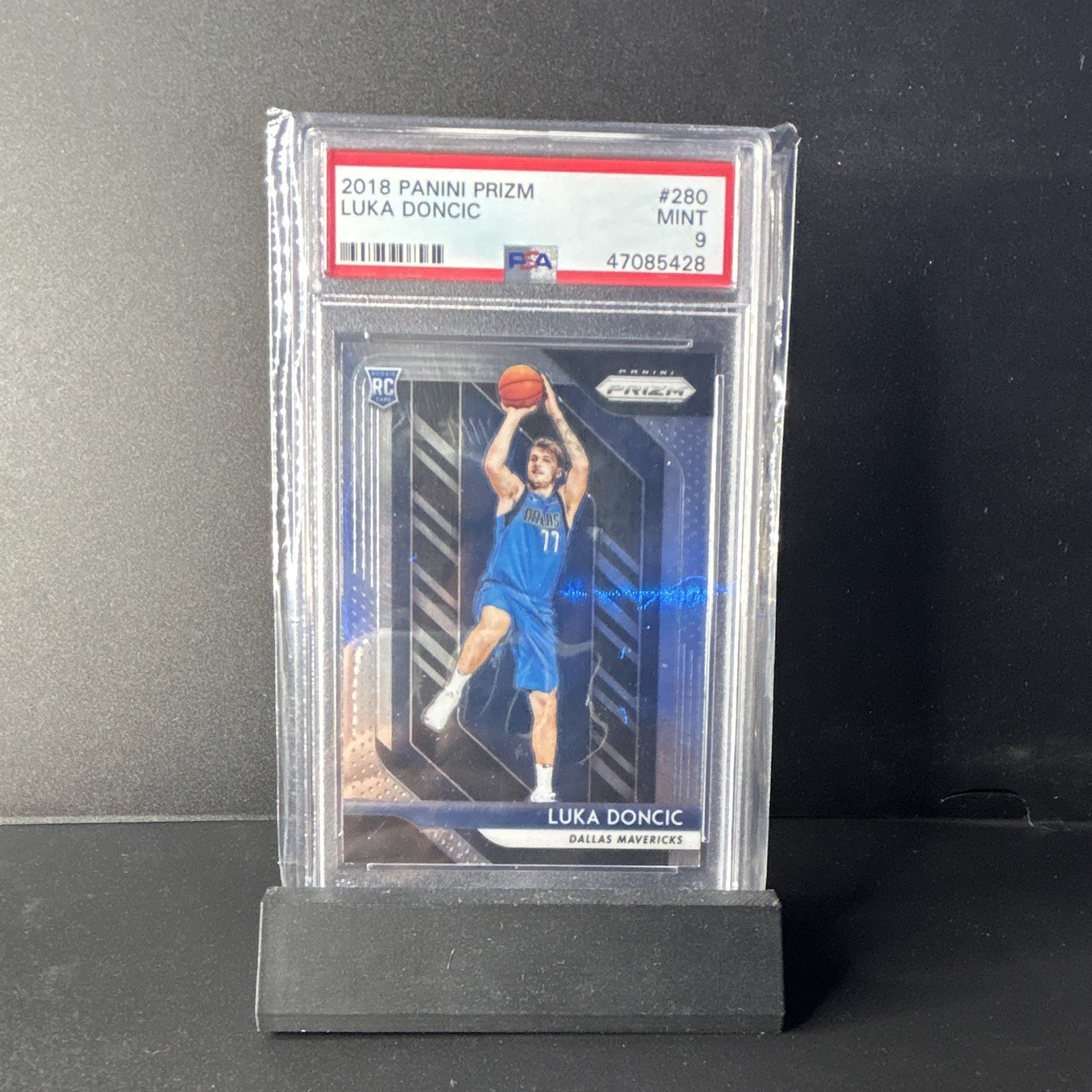 2018 Panini Prizm Luka Dončić #280 Rookie Dallas Mavericks PSA 9