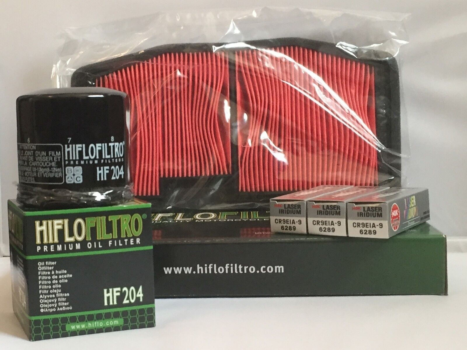 Service Kit For TRIUMPH STREET TRIPLE 765 2017 to 2024 Filters  Iridium Plugs