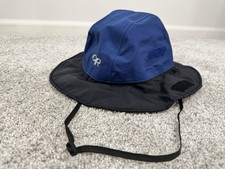 Outdoor Research OR Gore-Tex Sombero Hat Large Blue Black Seattle Rain Hat