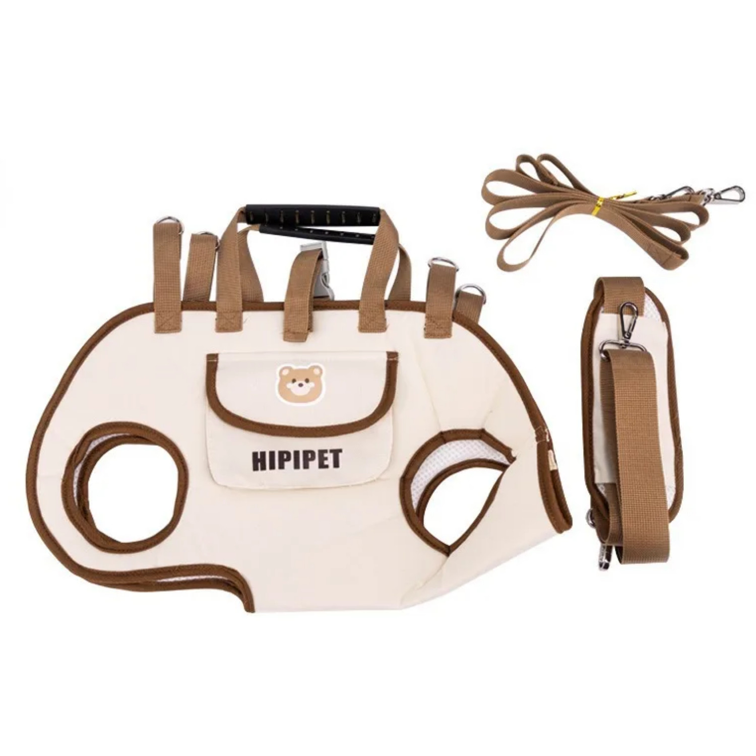 Bolso de Mano de Lujo para Mascotas Perros Gatos Coche de Viaje Asiento Elevador Lados Suaves