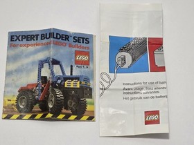 LEGO Technic 8040 Pneumatic + 8700 Power Pack 100% Complete W/Inserts Motor Work