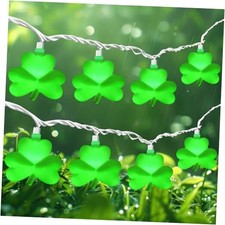 St Patricks Day Decorations Shamrock String Lights, 8.5FT 8.5Ft Shamrock-1