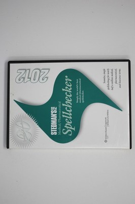 Stedman's Plus Medical Spellchecker 2012 Cd-rom