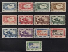 Dahomey Scott # C1-C13 MH Air Post Issues 1940-1942