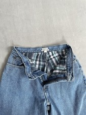 L.L. Bean Womens Original Fit Flannel Lined Jeans Sz10 28x31 Relaxed Fit