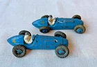 2x Vintage 1950s Dinky Toys 23K TALBOT LAGO Racing Car #4 UK Meccano