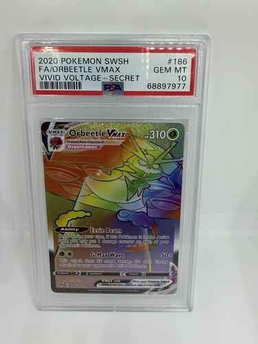 Orbeetle VMAX graded PSA 10 for sale on eBay