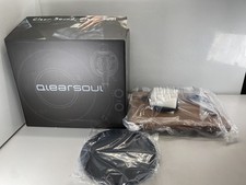 Qlearsoul SoulBox S1 Vinyl Record Player with Stereo Speakers- Black/Brown