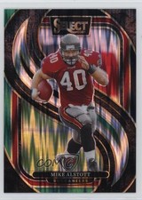 2024 Panini Select Premier Level Black & Green Shock Prizm Mike Alstott 1tf8