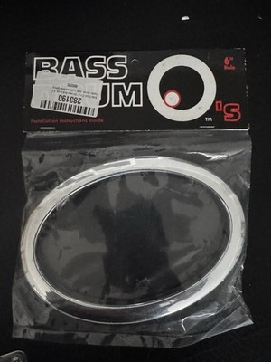 Bass Drum O's 6'' Chrome Oval HOC6