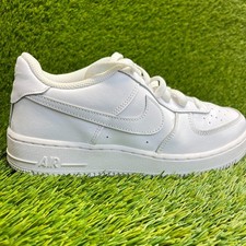 Nike Air Force 1 LE Low Boys Size 7Y White Athletic Lifestyle Shoes Sneakers