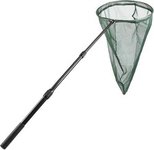 Professional Insect and Butterfly Net with 14" Stainless Ring, 26" Net Depth, St