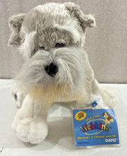 Webkinz Schnauzer dog 8" plush unused code Ganz