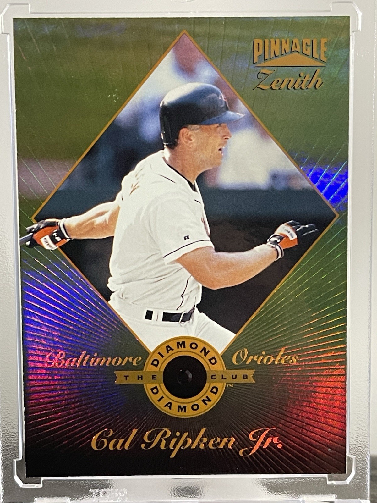 1996 Pinnacle Zenith Cal Ripken Jr The Diamond Club Insert #5 of 20 Orioles HOF
