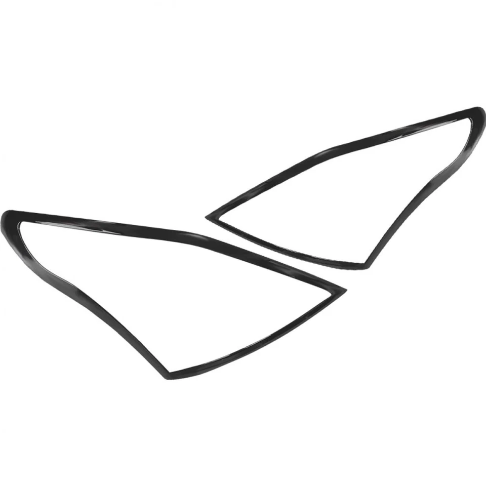 Cubierta de luz trasera negra para sedán Nissan Versa Almera 2011-2016 Foto 3 de 4