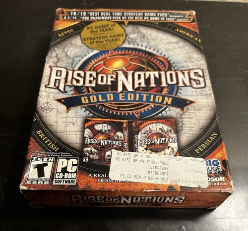 Rise of Nations: Gold Edition PC, CD 2004 Video Game ~ Mini Box + Rare Version - Picture 13 of 16