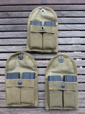 Lot de 3 Portes chargeurs USM1 avec 6 Repro de chargeurs 15c Américain 39-45 WW2