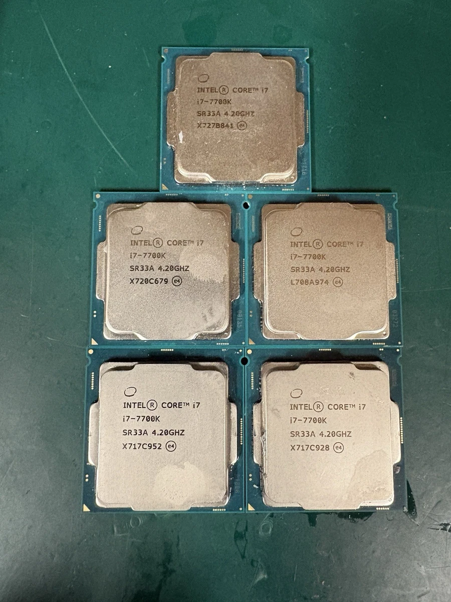 Intel Core i7-7700K Processor Model LGA 1151/H4 Socket Type