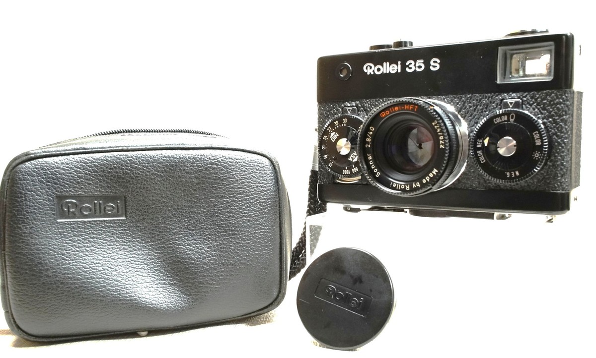 【難あり】ローライ Rollei 35 S Sonnar 2.8/40 ＃o3 All Works! [MINT] Rollei 35 S 35mm Film Camera Black Sonnar