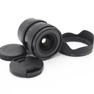 MINT SIGMA 20mm F2 DG DN Lens for Sony E-Mount, Wide-Angle, Full-Frame Contempor