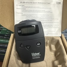 Listen Technologies LR-500-216 Portable Programmable Display FM Receiver