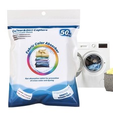Color Catchers for Laundry 50 Pieces Color Sheets for Laundry Dye Catcher