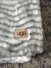UGG HALLIE  Throw Blanket  50” x 70” RARE Gray New! — photo 2