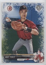 2017 Topps Holiday Bowman Blue Winter Wonderland 12/50 Andy Yerzy #TH-AY 0v0