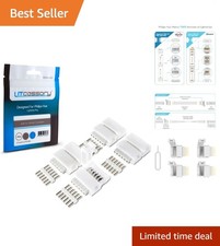 Indoor Use Philips Hue 6-Pin Connector - 4 Pack for Secure Lighting Extensions