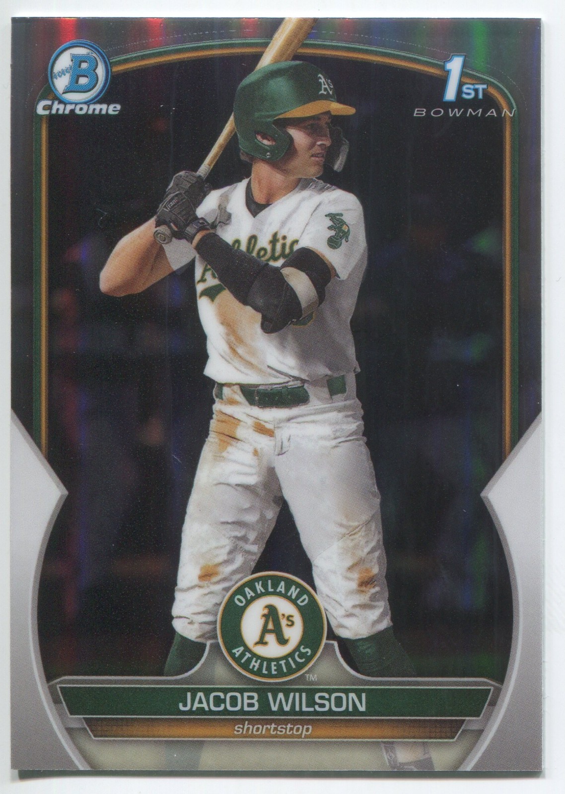 2023 Bowman Chrome Draft Picks DP Jacob Wilson 1st Refractor BDC-121