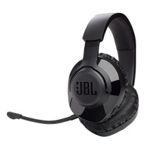 JBL Quantum 350 Wireless, Wireless PC gaming headset with detachable boom mic