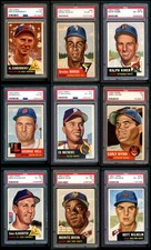 1953 Topps Baseball All-PSA Near Complete Set / Lot 6 - EX/MT 5781866