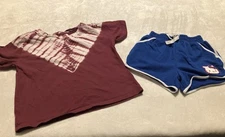 Art Class Tie Dye Shirt And Hello Kitty Shorts Girls Size 6