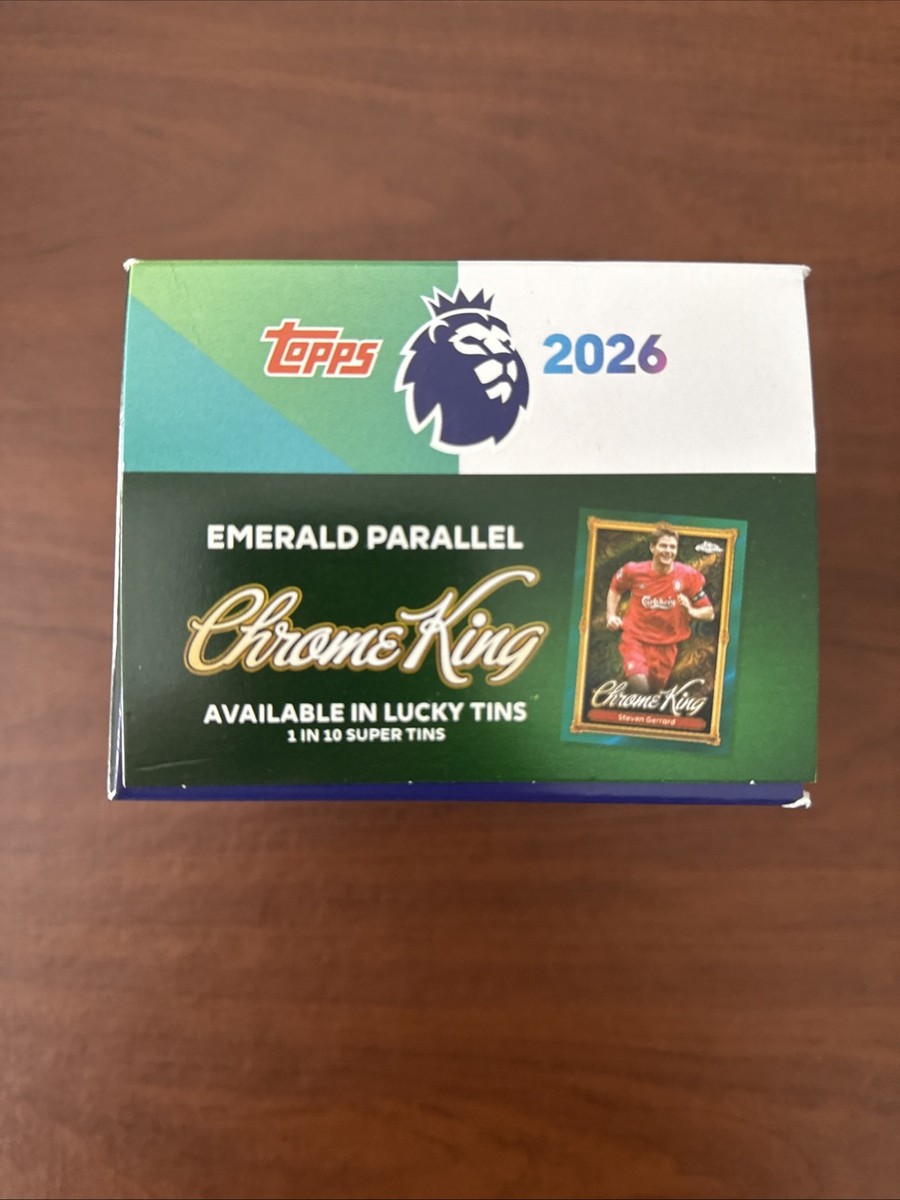 Topps Premier League 2026 Debut Edition Trading Cards - Super Tin Set