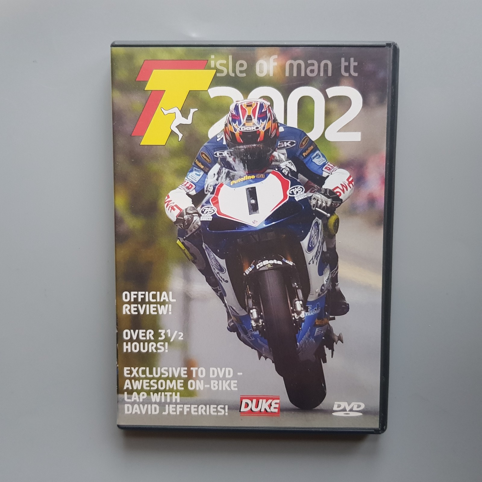 DVD Isle of Man TT 2002 Review Motorcycle Racing British Isles Duke motorbike