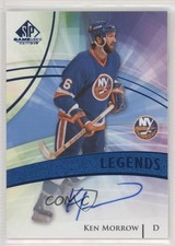 2020-21 Upper Deck SP Game Used Legends Blue Auto Ken Morrow #108 Auto 1o3