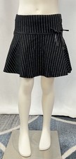 Beautees Skirt/Skort Girls Pinstripe Sparkles Mini Size Small