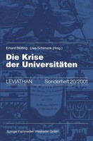 Erhard StöLting (U. A.) | Die Krise Der UniversitäTen | Taschenbuch | Deutsch