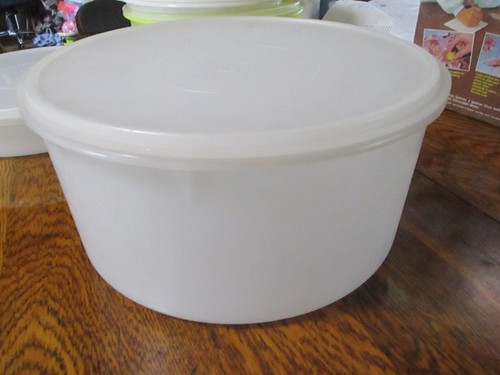 Vintage Tupperware Cake Large Storage Container With Seal Lid 12" x 6"