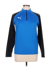 Puma Women Blue Track Jacket L