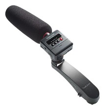 TASCAM DR-10SG linear PCM recorder with integrated shotgun mic for camera